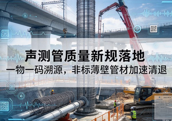 交城声测管质量新规落地，一物一码溯源，非标薄壁管材加速清退